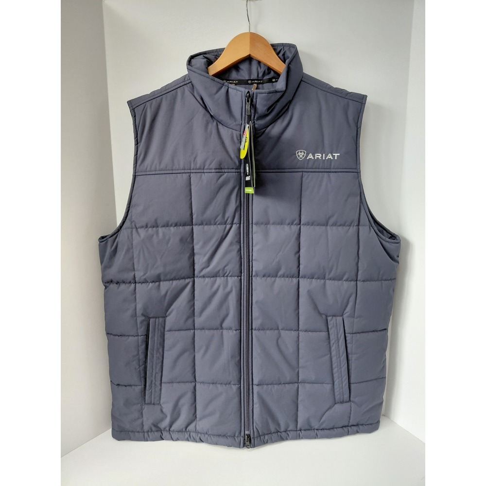 Ariat Men's Insulated Concealed Carry Vest Odyssey‎ Grey XL NWT